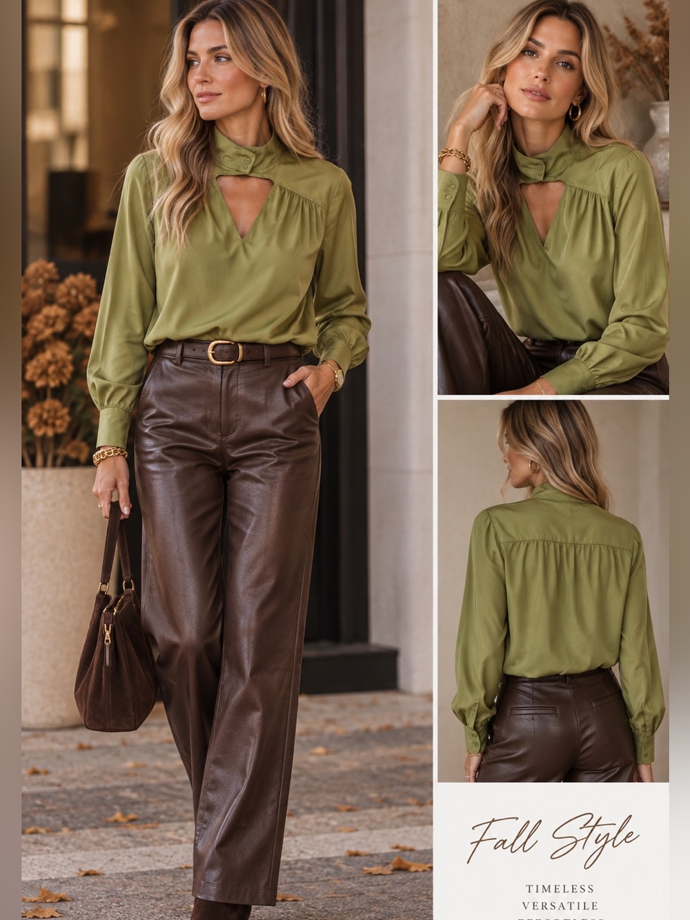 Blouse Sage Green